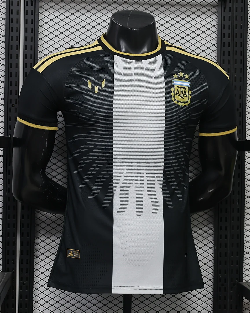Camisola Argentina 26/27 Comemorativa Messi Preta Versão Jogador