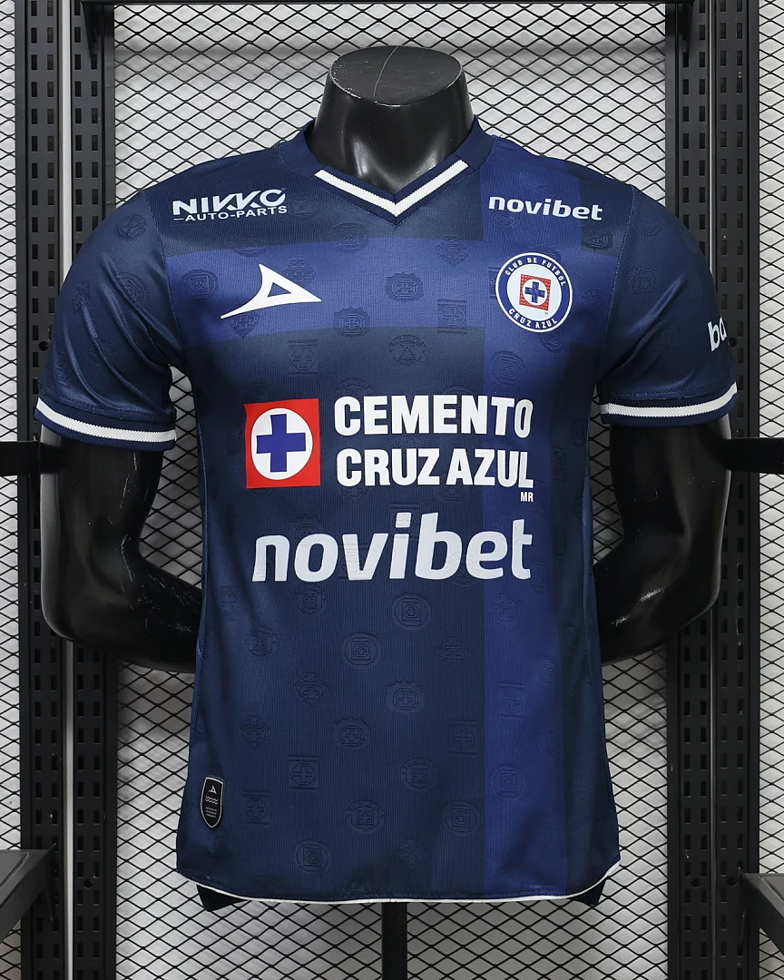 Camisola Cruz Azul 26/27 Alternativa Versão Jogador Azul-Marinho