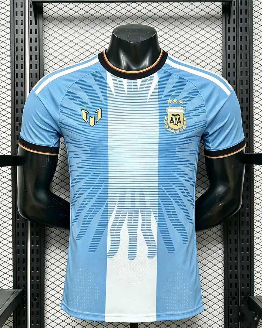 Camisola Argentina Despedida Messi #10 Versão Jogador