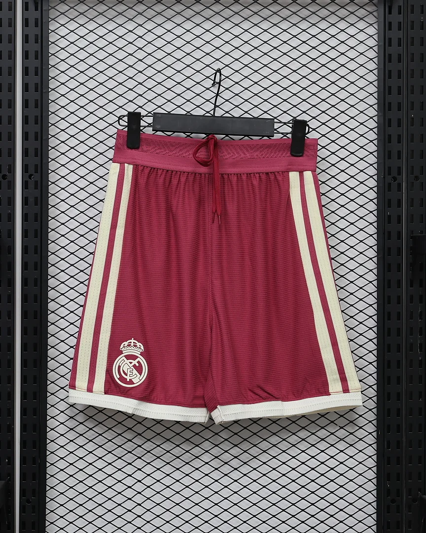 Calções Real Madrid 26/27 Alternativa Vermelho