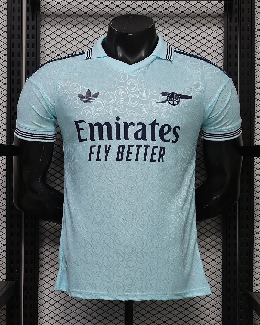 Camisola Arsenal 26/27 Edição Especial Azul Versão Jogador · Modelo 2