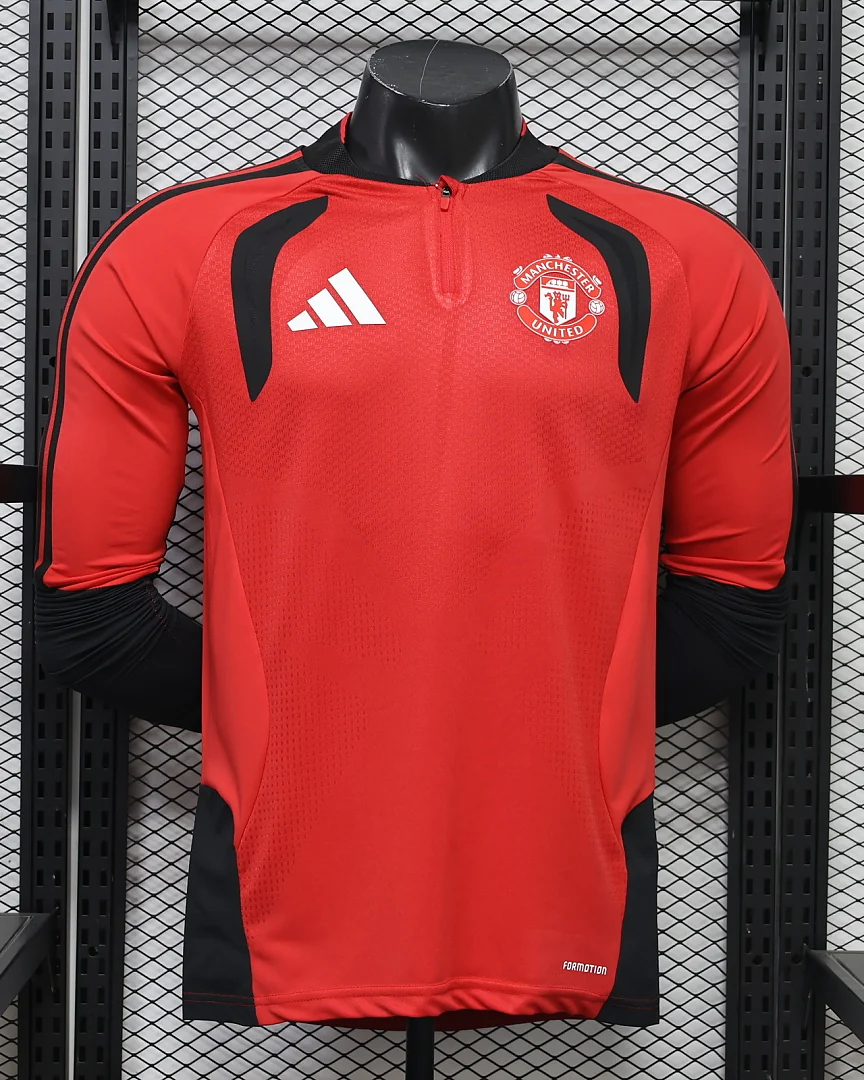 Camisola Manchester United 26/27 Versão Jogador Manga Comprida