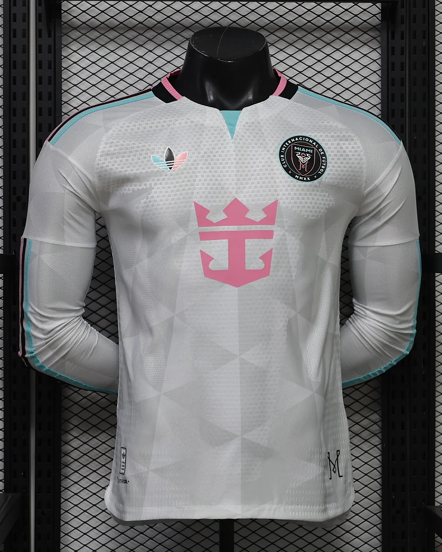 Camisola Inter Miami 26/27 Alternativa Versão Jogador Manga Comprida