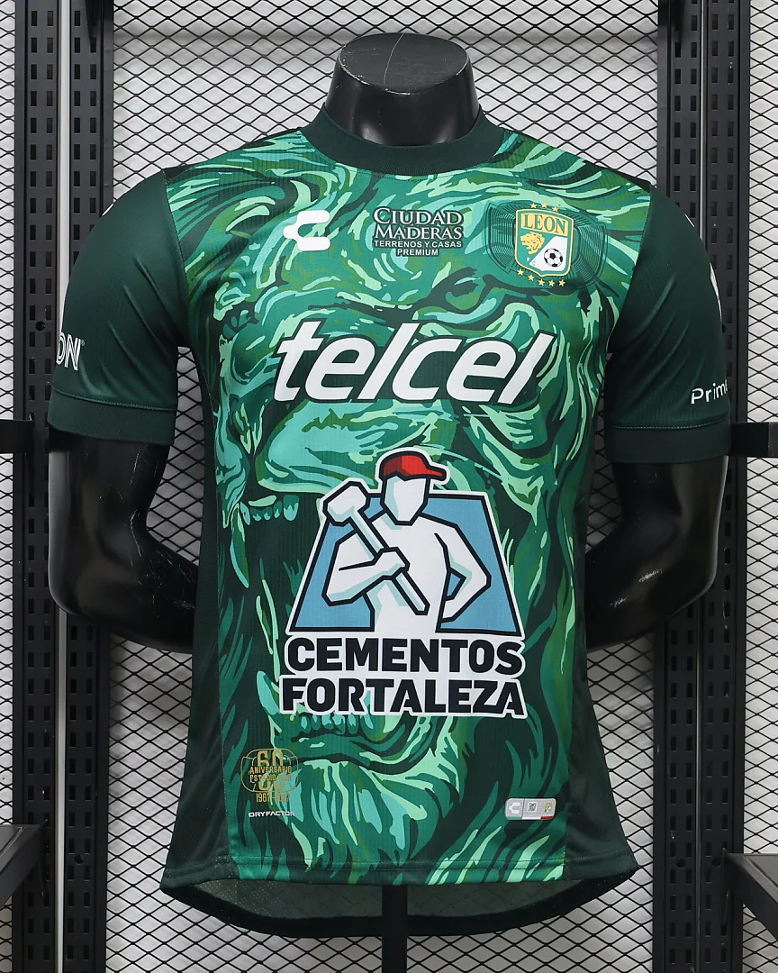 Camisola Club León 26/27 Principal Versão Jogador Verde