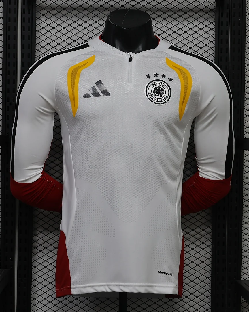 Camisola de Treino Alemanha 26/27 Branca Versão Jogador Manga Comprida