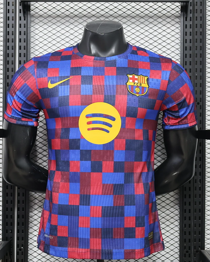 Camisola Barcelona 26/27 Pré-Jogo Versão Jogador