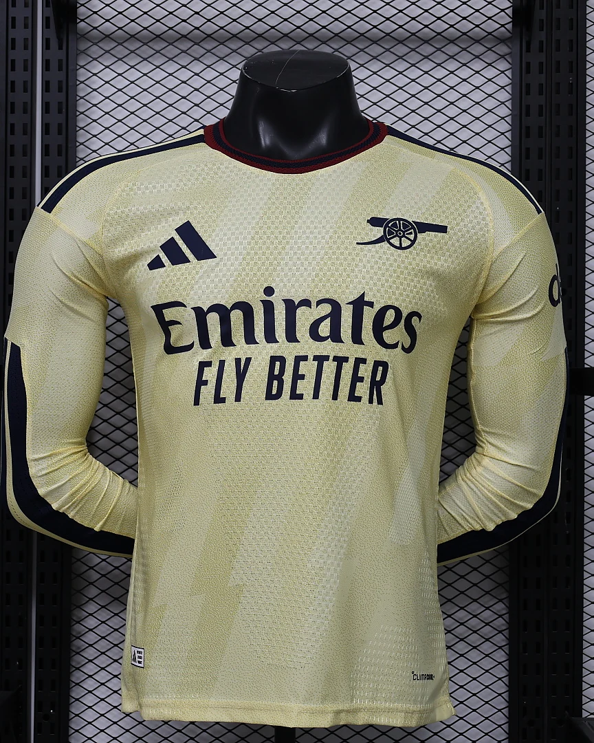 Camisola Arsenal 26/27 Alternativa Versão Jogador Manga Comprida