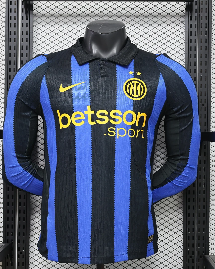 Camisola Inter de Milão 26/27 Principal Versão Jogador Manga Comprida