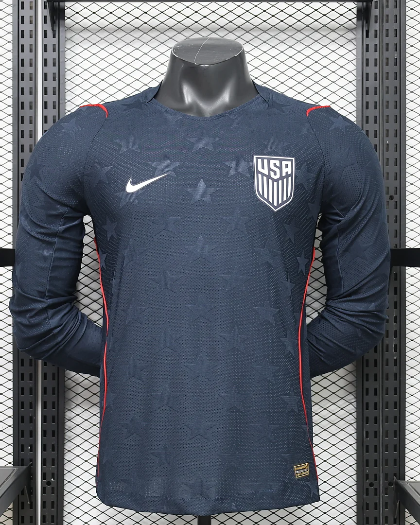 Camisola Estados Unidos 26/27 Alternativa Versão Jogador Manga Comprida