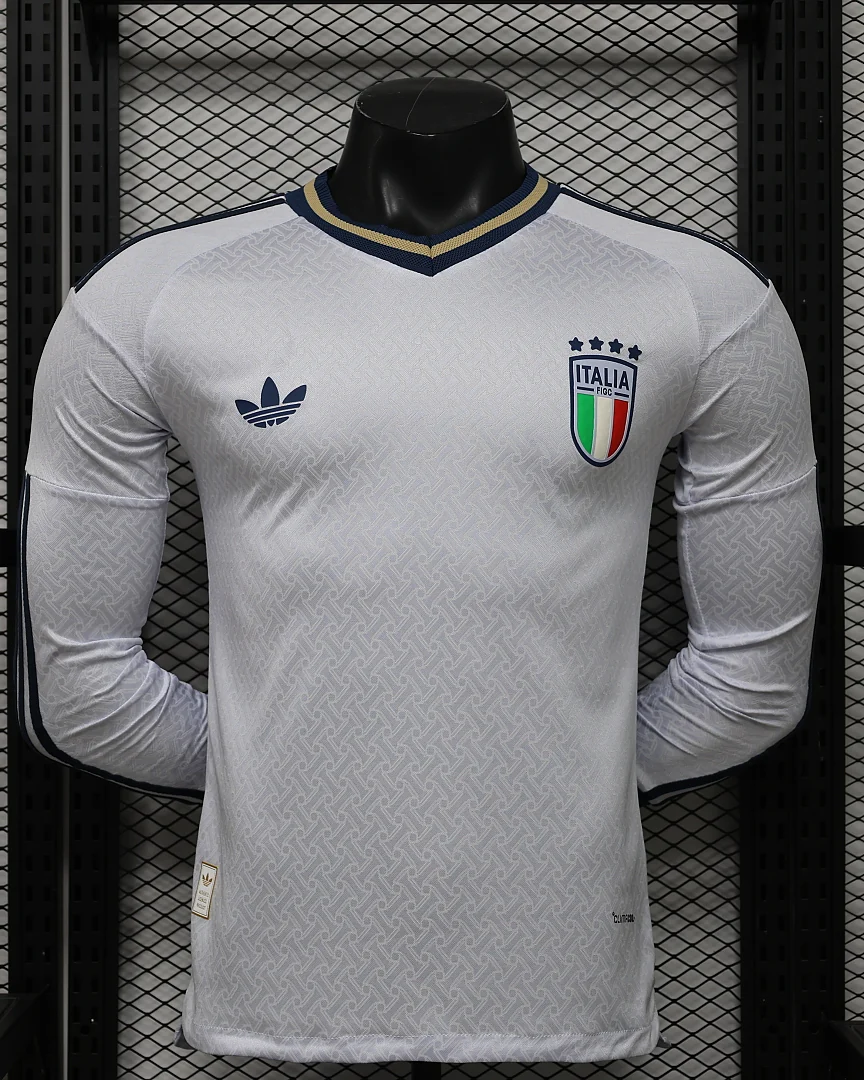 Camisola Itália 26/27 Alternativa Versão Jogador Manga Comprida