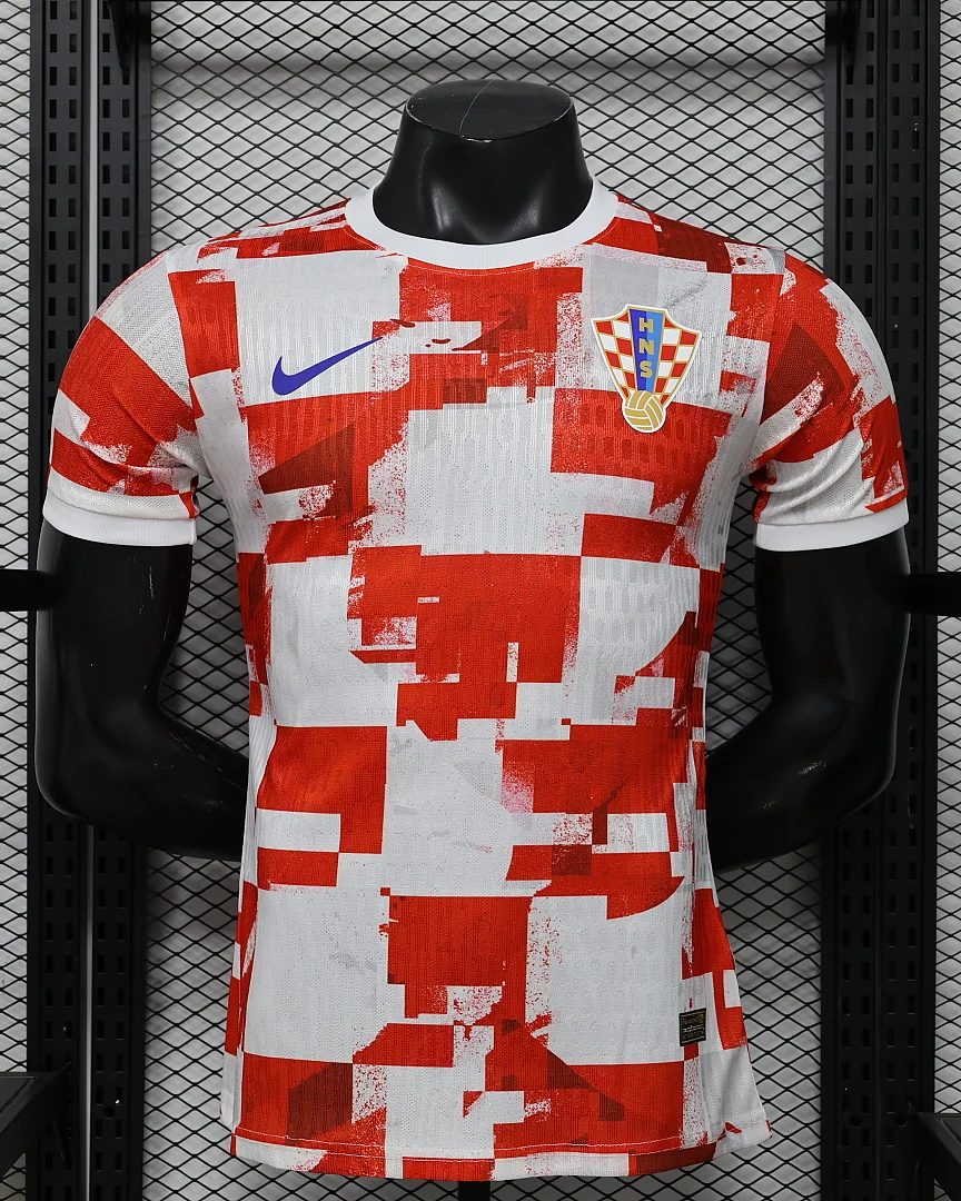 Camisola Croácia 26/27 Edição Especial Vermelha Versão Jogador
