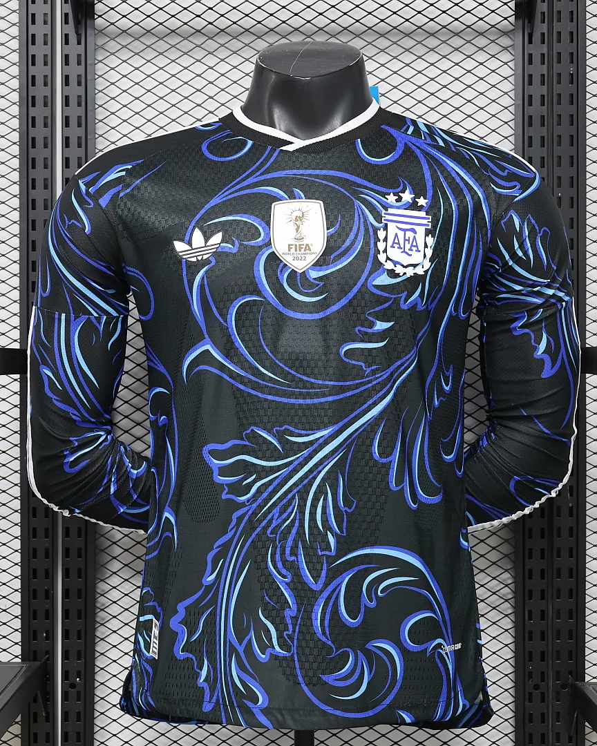 Camisola Argentina 26/27 Alternativa Versão Jogador Manga Comprida