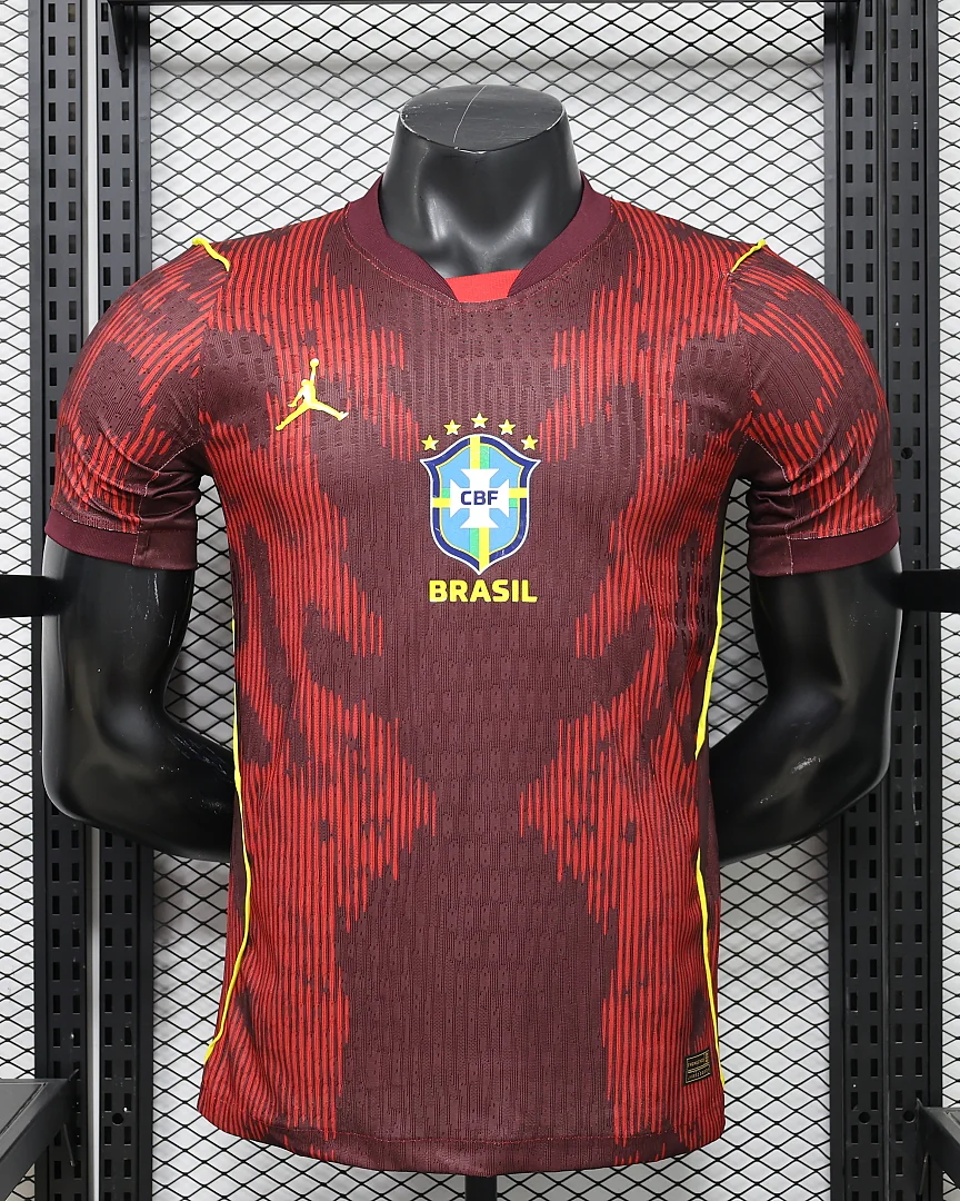 Camisola Brasil 26/27 Vermelha Versão Jogador