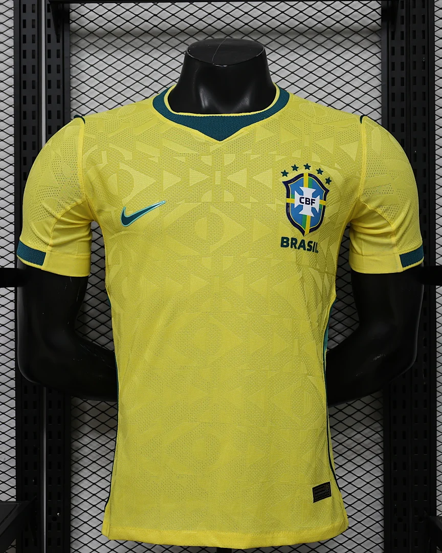 Camisola Brasil Principal Versão Jogador
