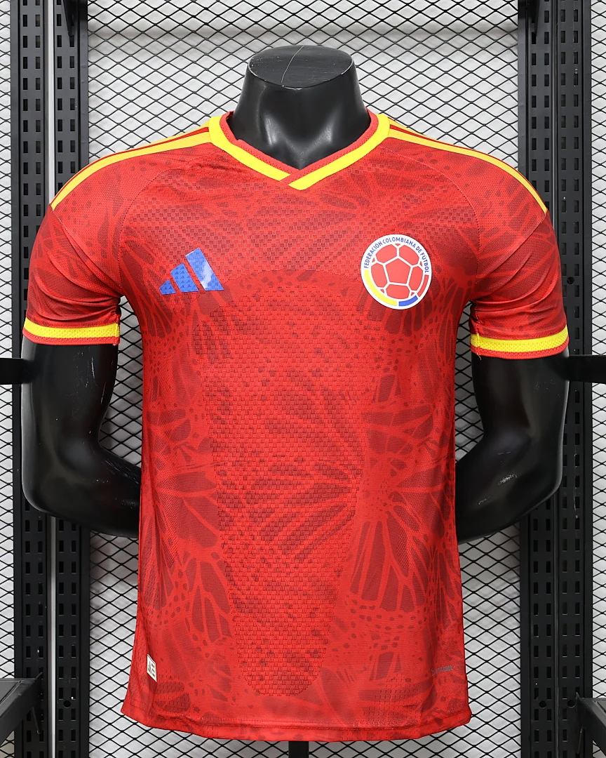 Camisola Colômbia Vermelha Versão Jogador