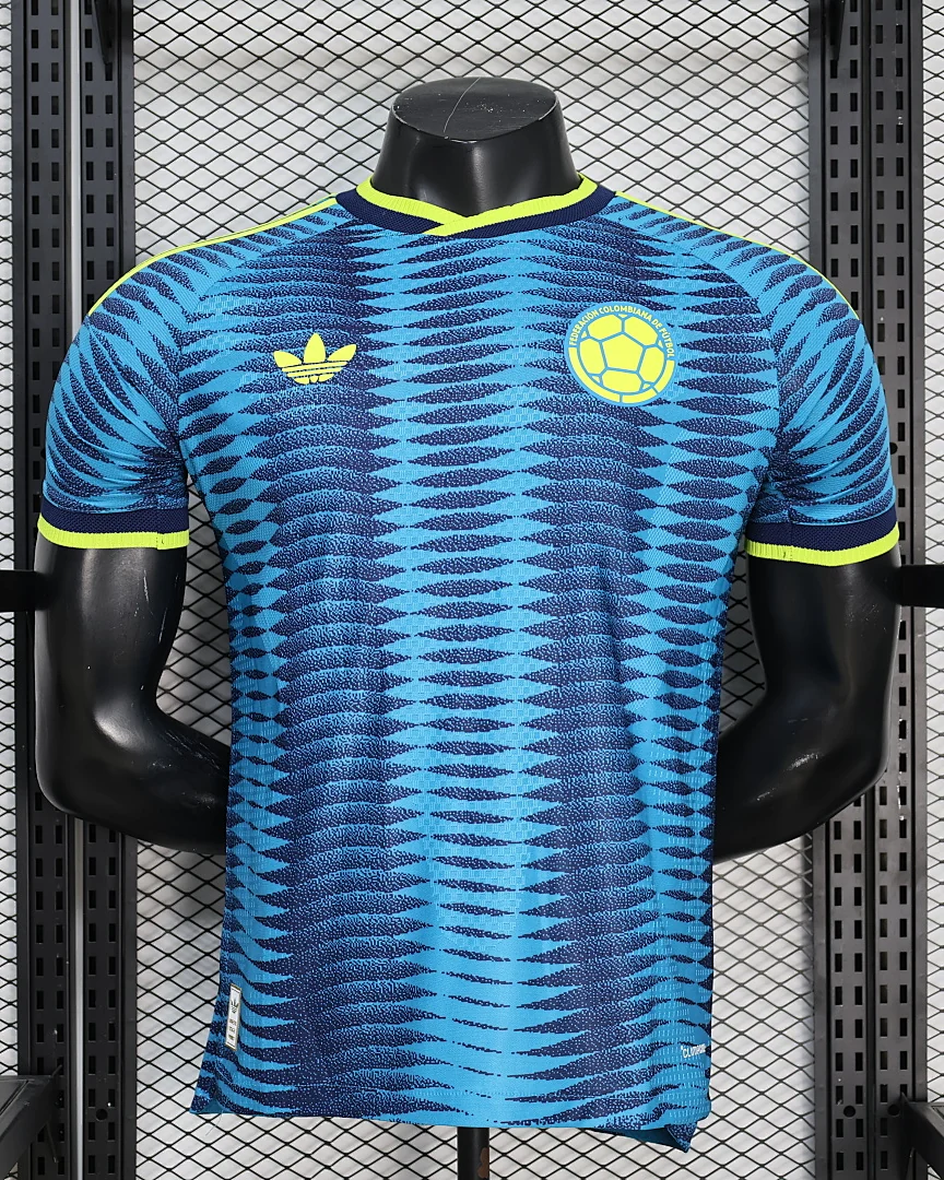 Camisola Colômbia Alternativa Versão Jogador