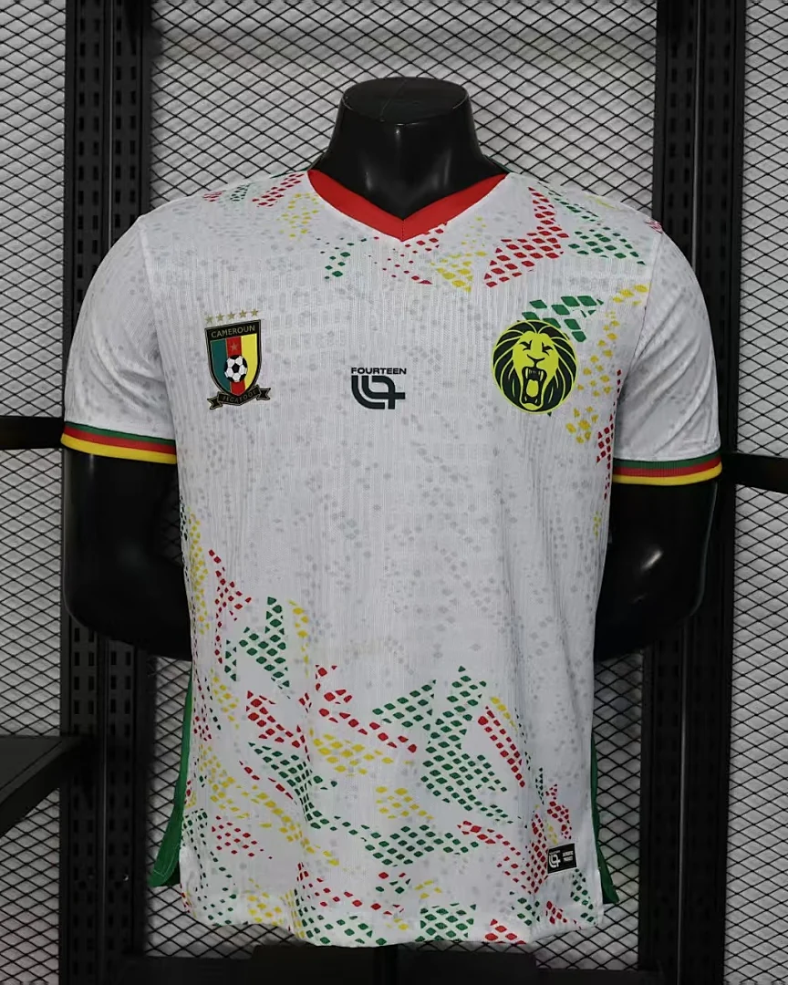 Camisola Camarões 26/27 Branca Versão Jogador