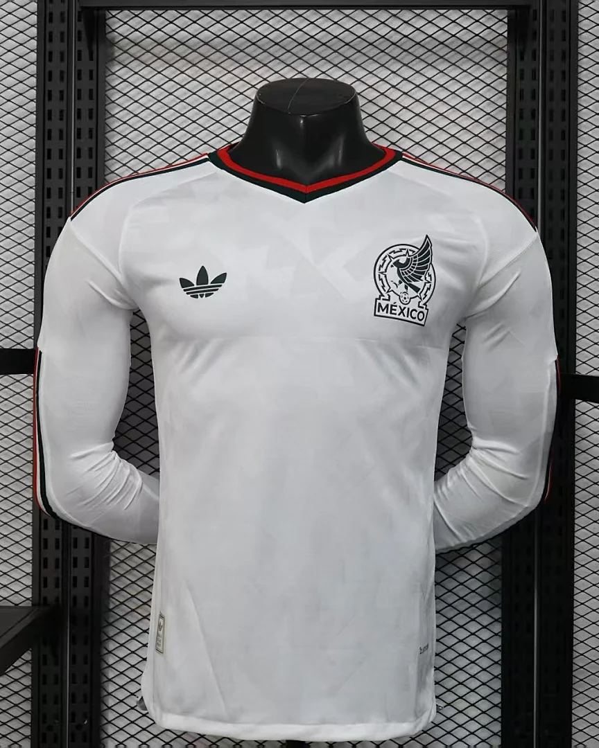Camisola México Alternativa Versão Jogador Manga Comprida