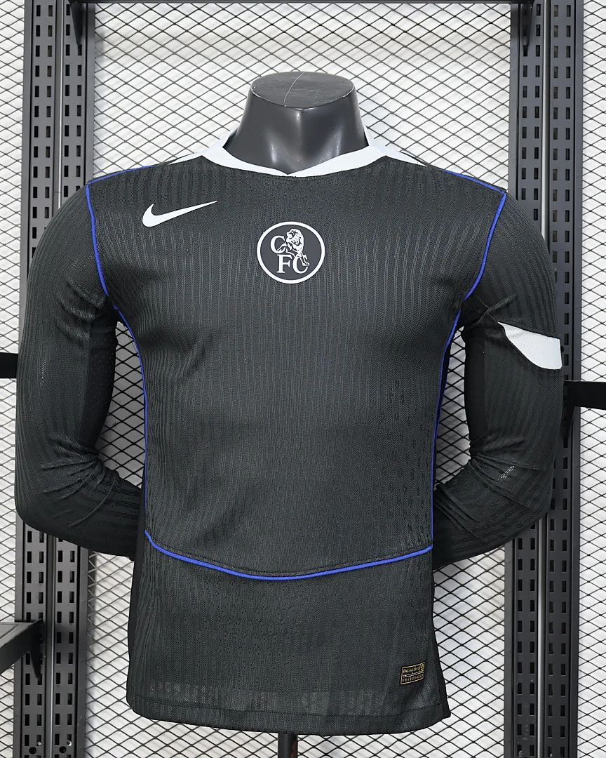 Camisola Chelsea Alternativa Versão Jogador Manga Comprida · Modelo 2