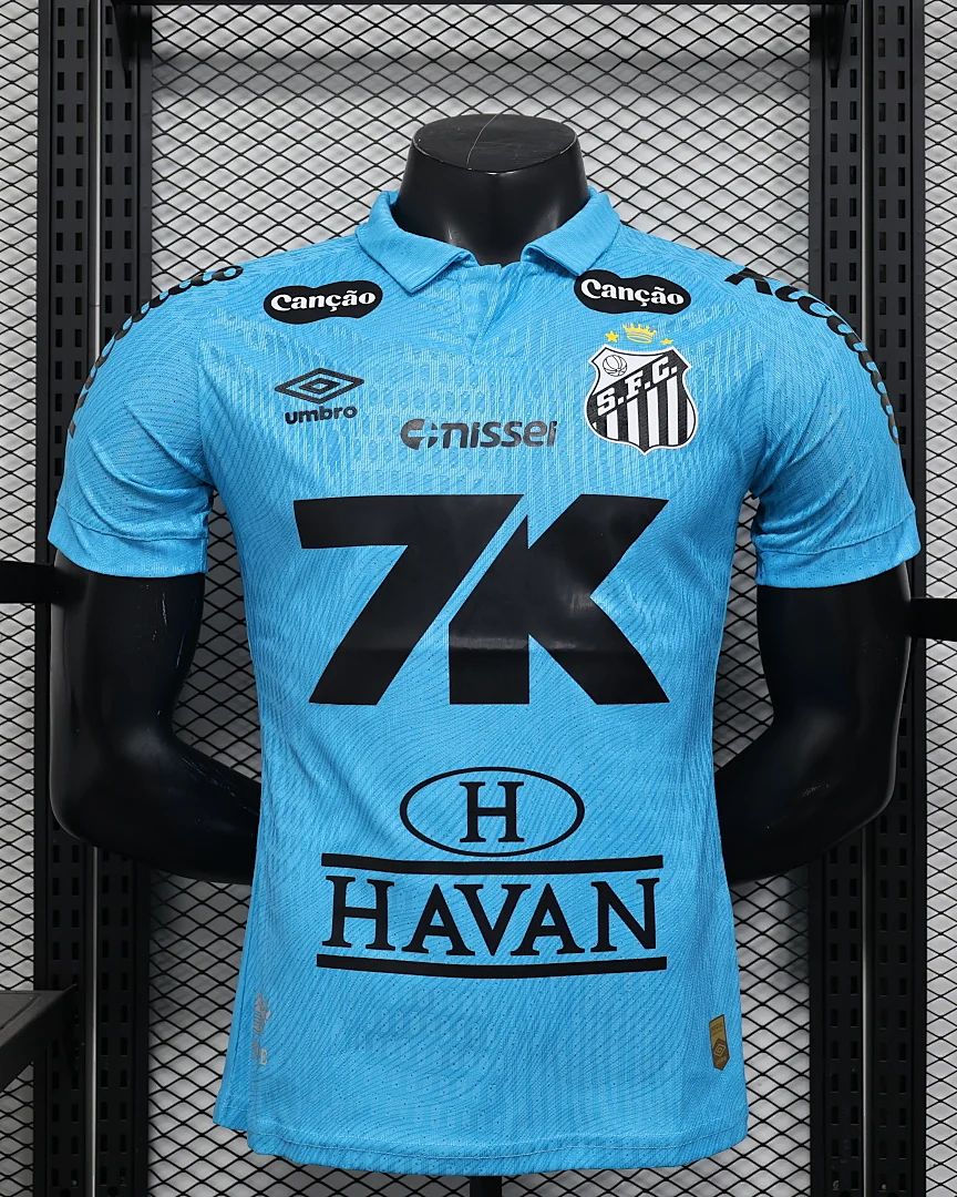 Camisola Santos Azul Versão Jogador