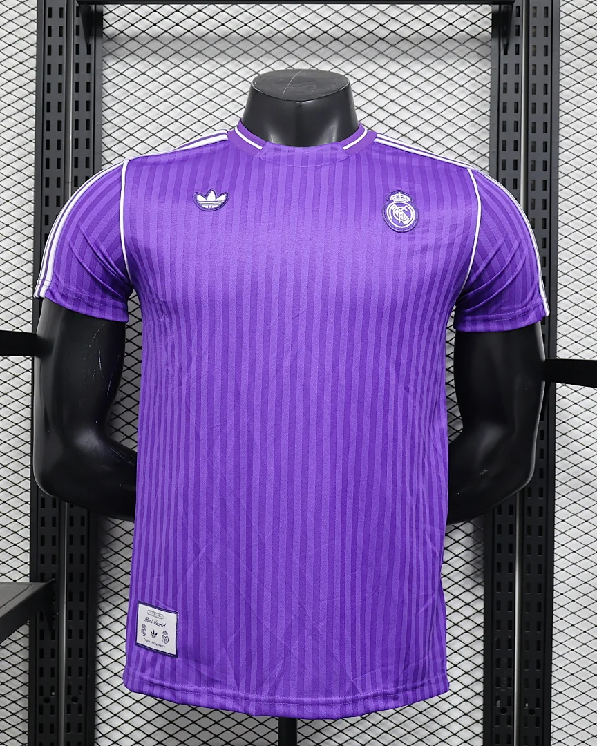Camisola Real Madrid Lifestyle Roxa Versão Jogador