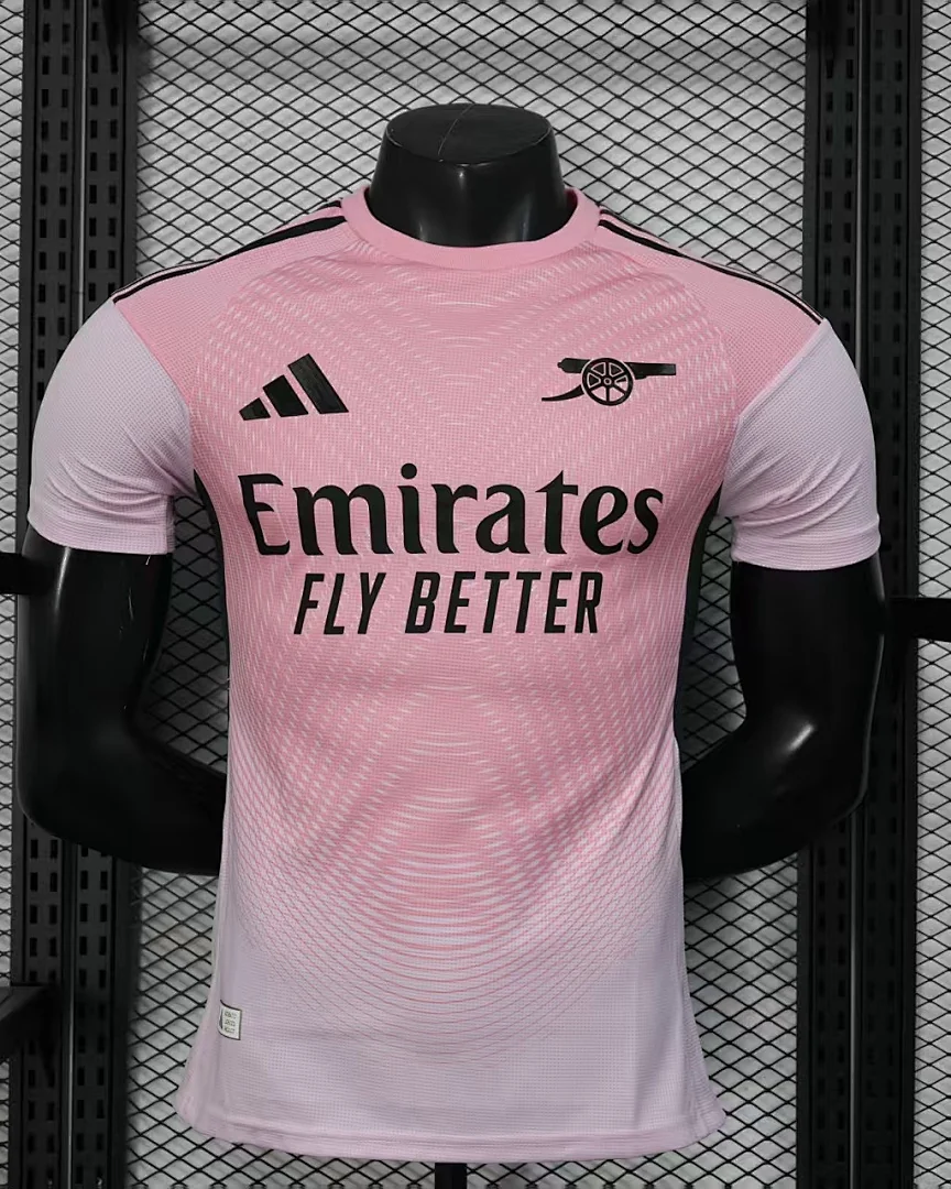 Camisola Arsenal Rosa Versão Jogador