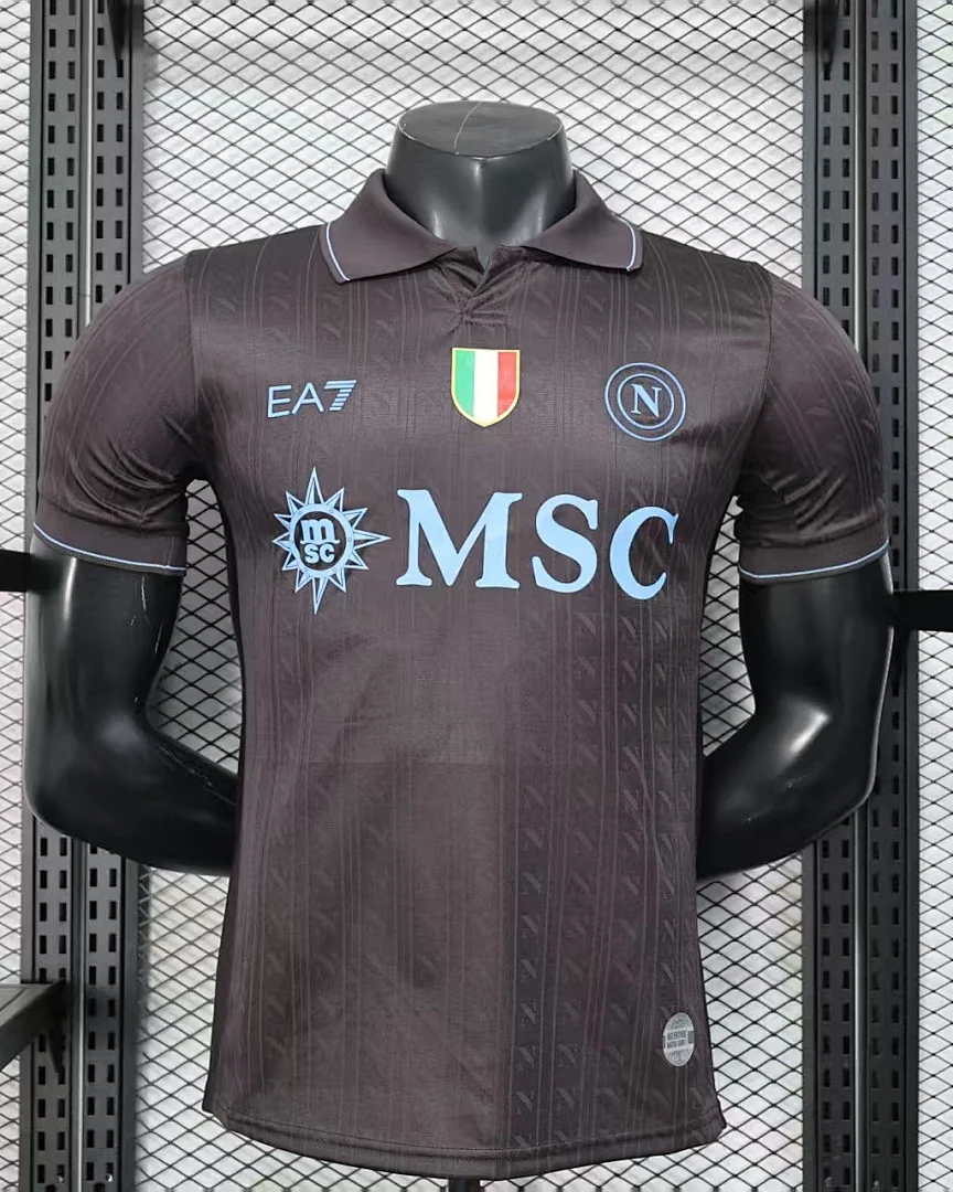 Camisola Nápoles Preta Versão Jogador