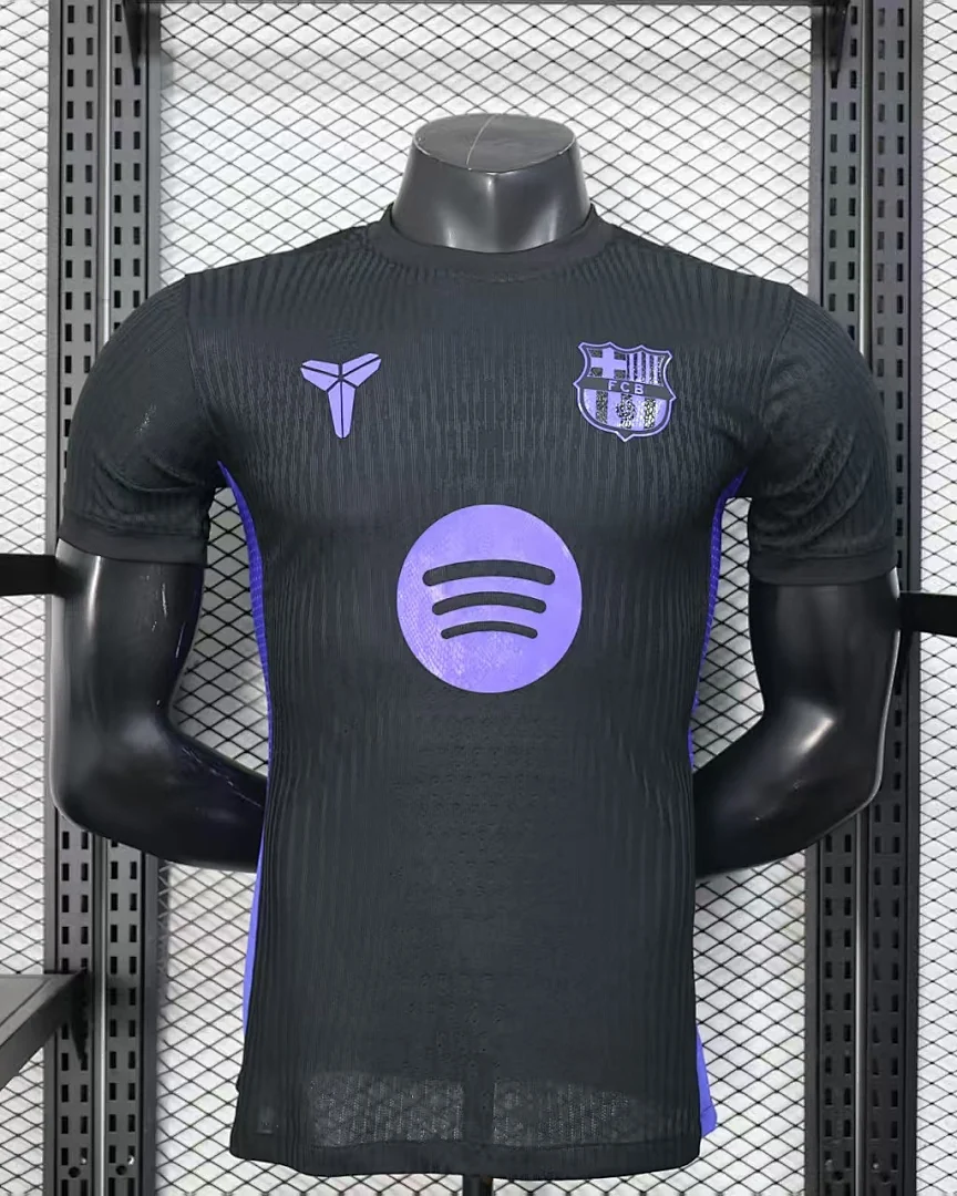 Camisola Barcelona Preta Versão Jogador