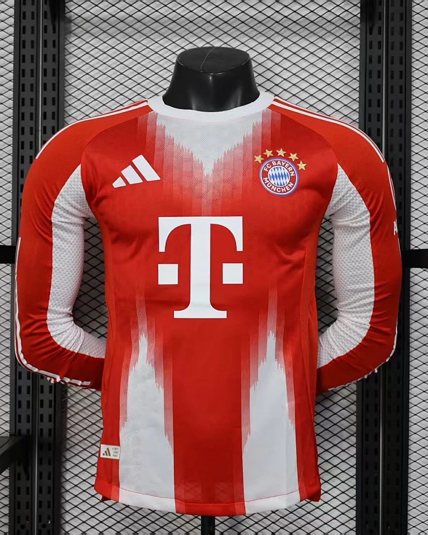 Camisola Bayern Munique 25/26 Principal Versão Jogador Manga Comprida