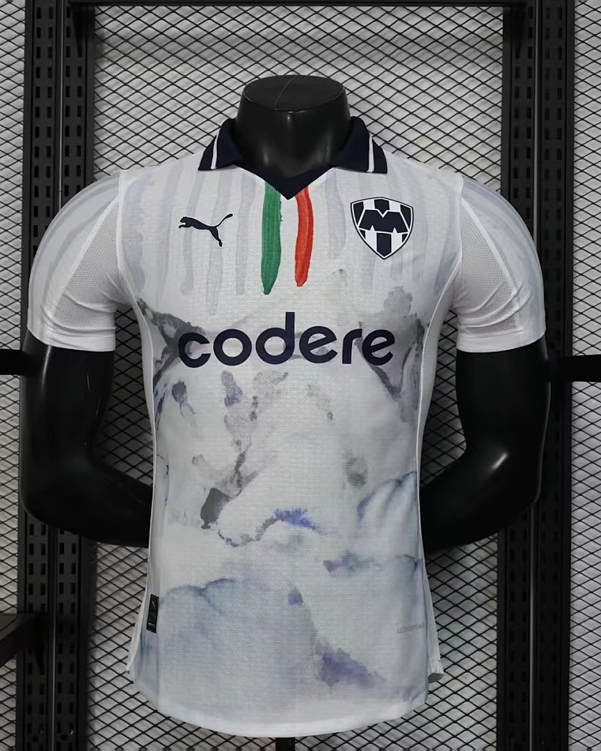 Camisola Monterrey Mundial Branca Versão Jogador