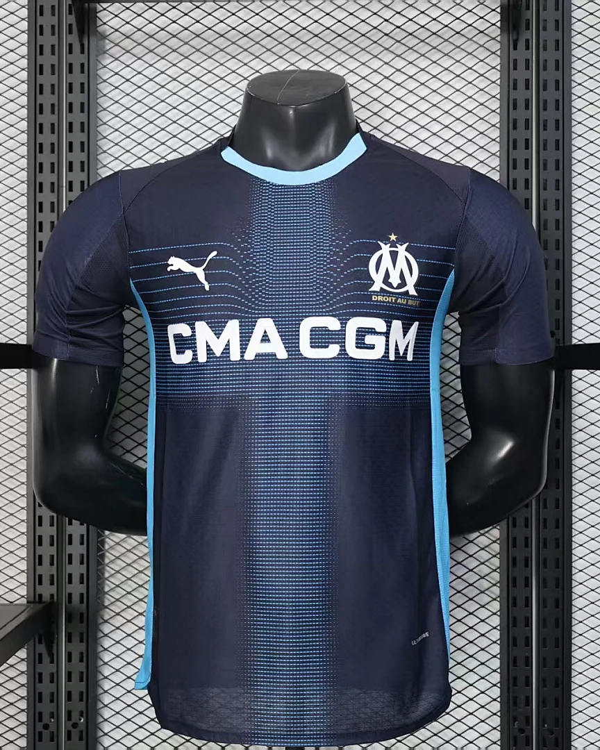Camisola Olympique de Marselha 25/26 Alternativa Versão Jogador