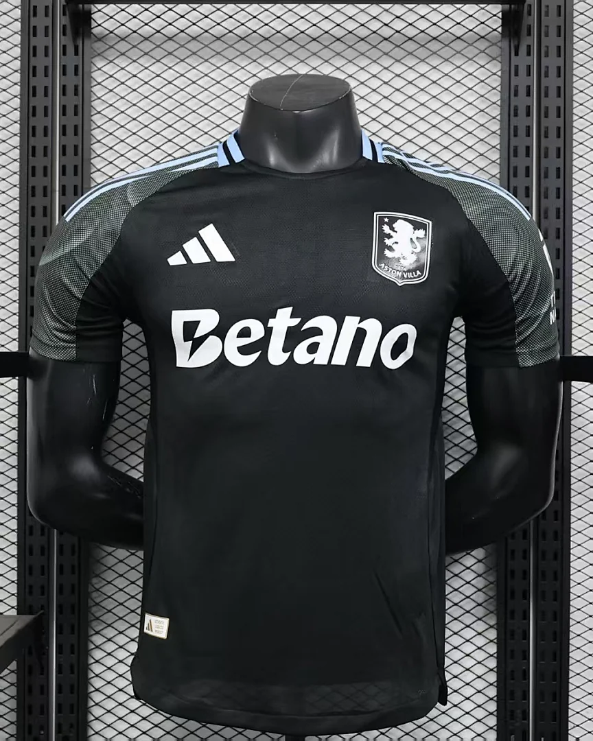 Camisola Aston Villa Preta Versão Jogador