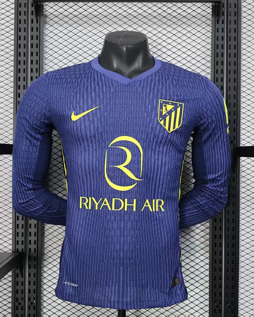 Camisola Atlético de Madrid 25/26 Alternativa Versão Jogador Manga Comprida