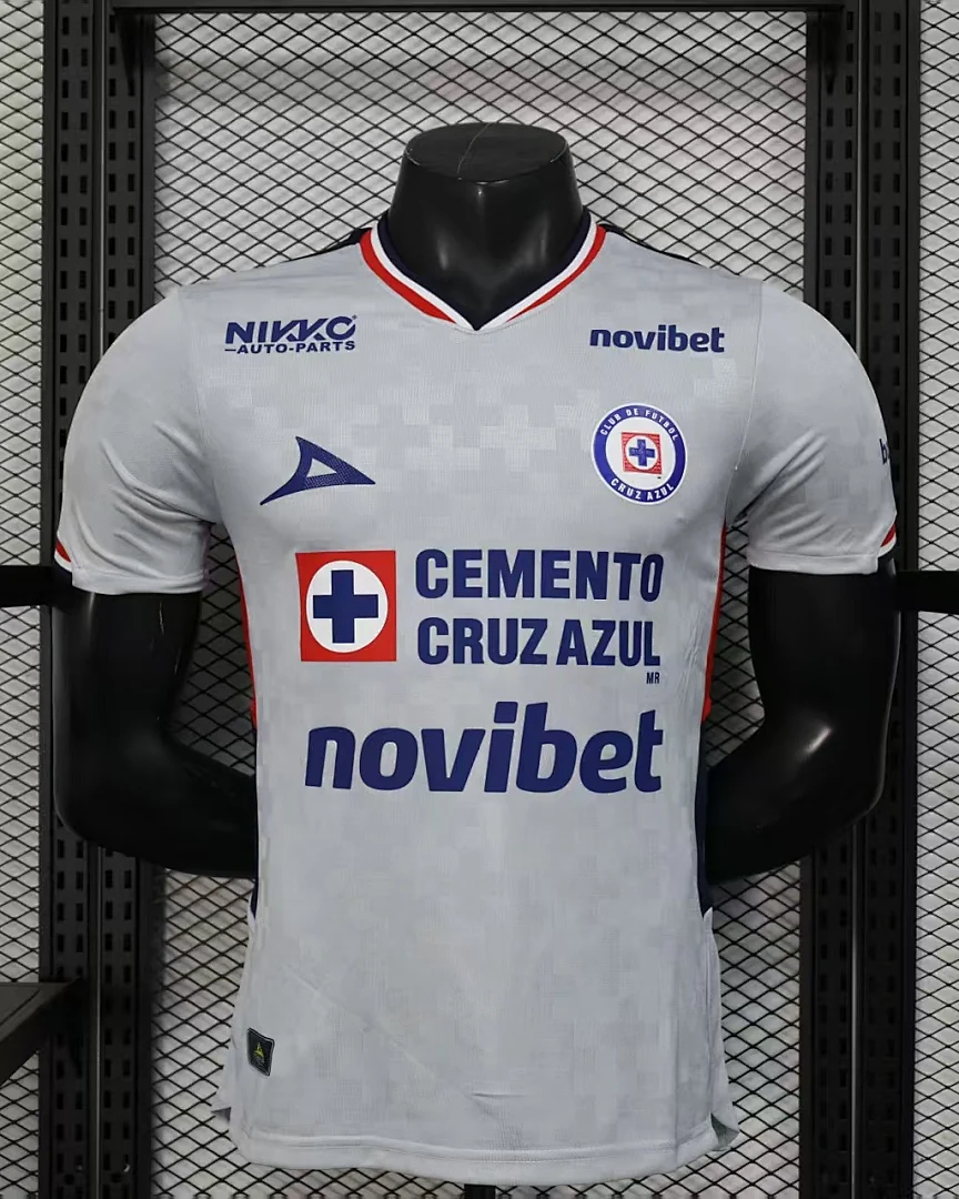 Camisola Cruz Azul Cinzenta Versão Jogador
