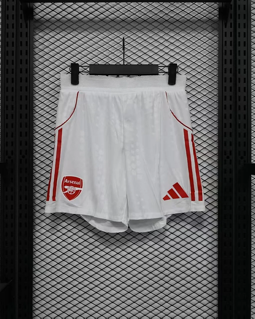 Calções Arsenal Branco Versão Jogador