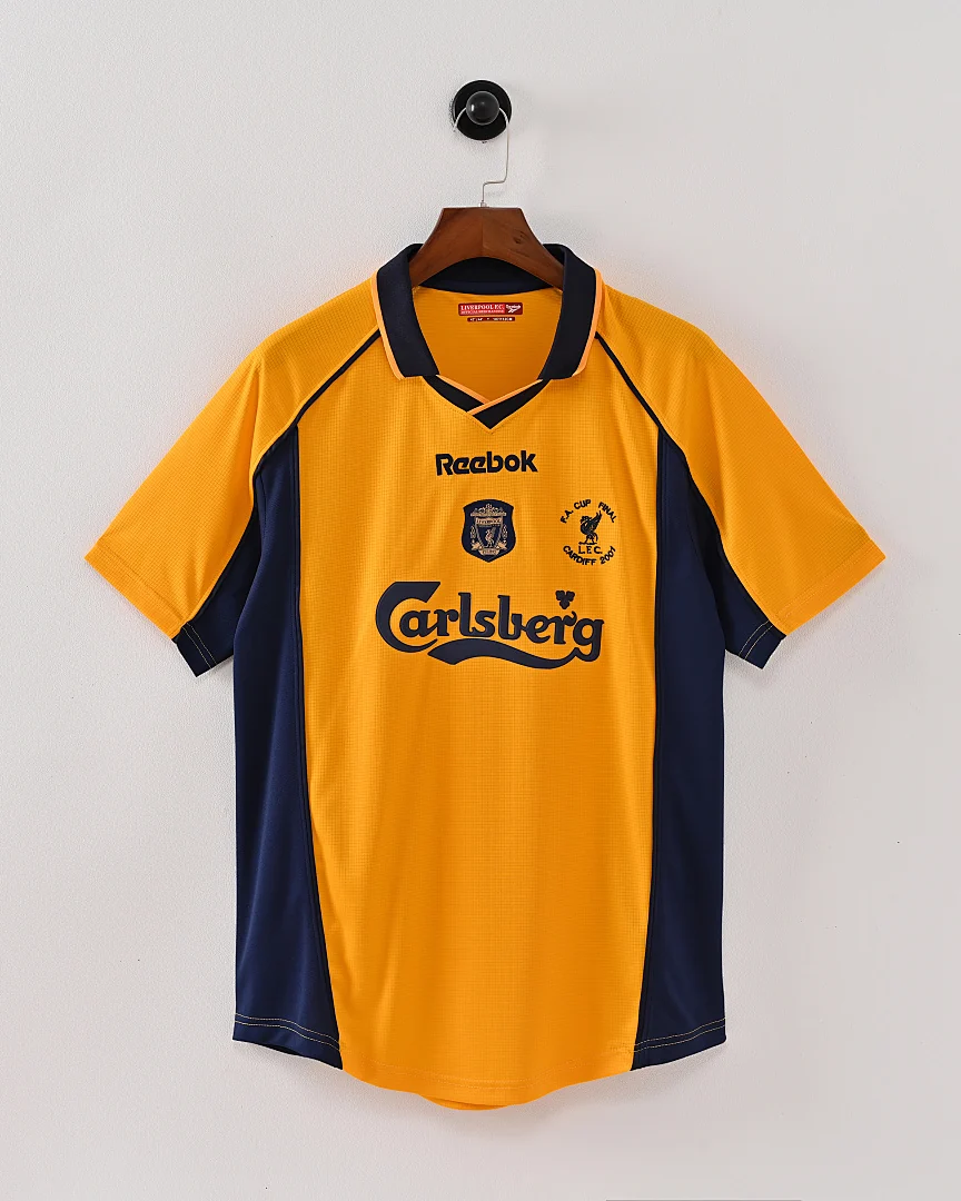 Camisola Retro Liverpool 2000/01 Terceira