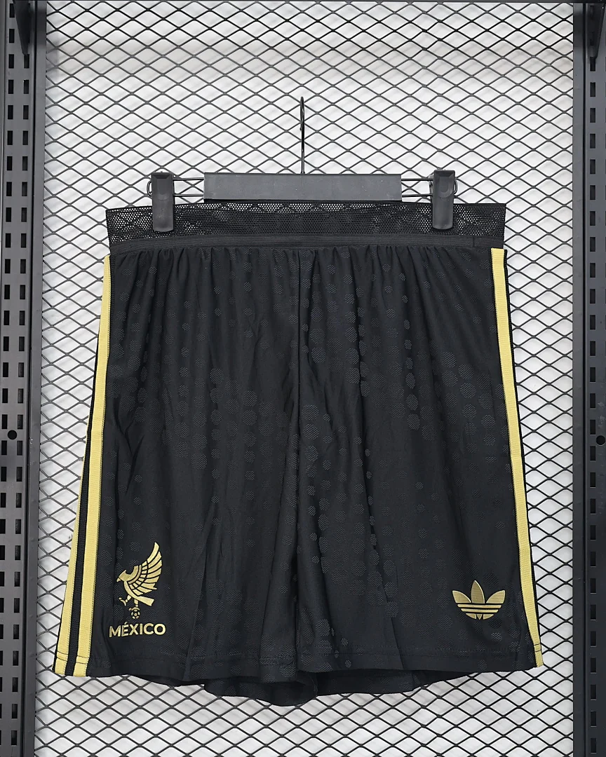Calções México Preto Versão Jogador