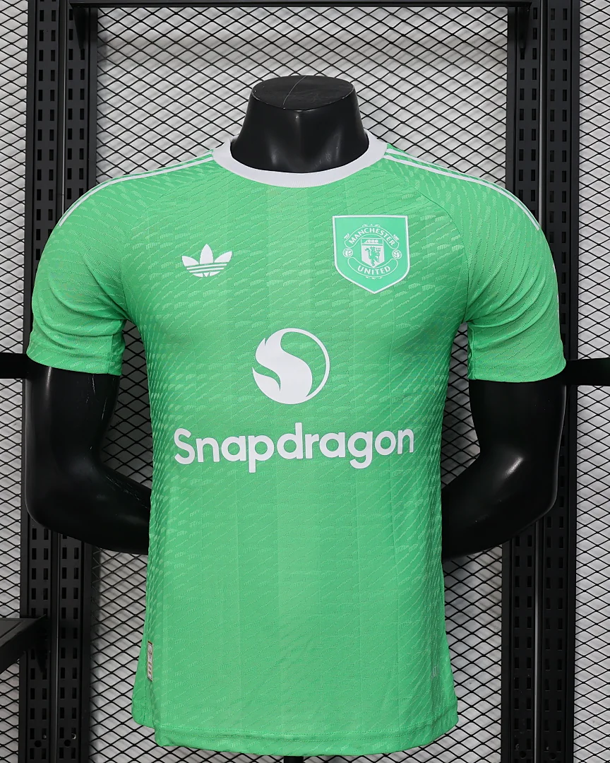 Camisola Manchester United Guarda-Redes Verde Versão Jogador
