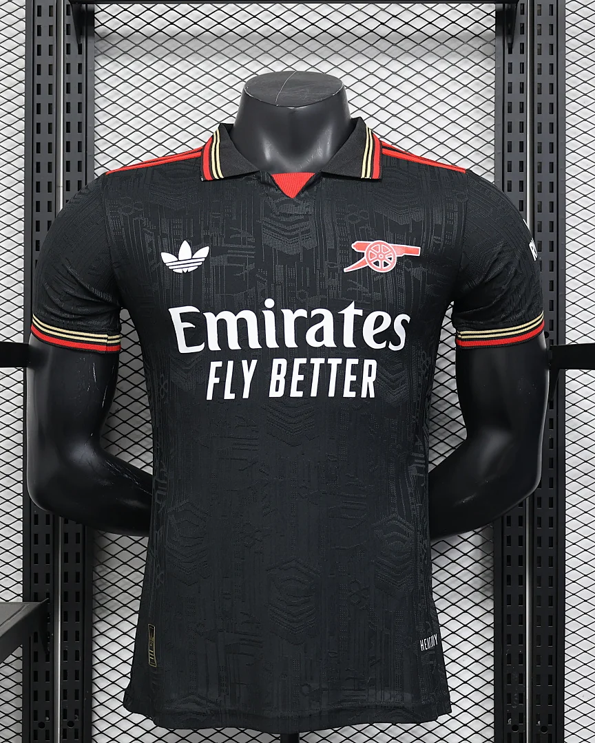 Camisola Arsenal Edição Especial Preta Versão Jogador