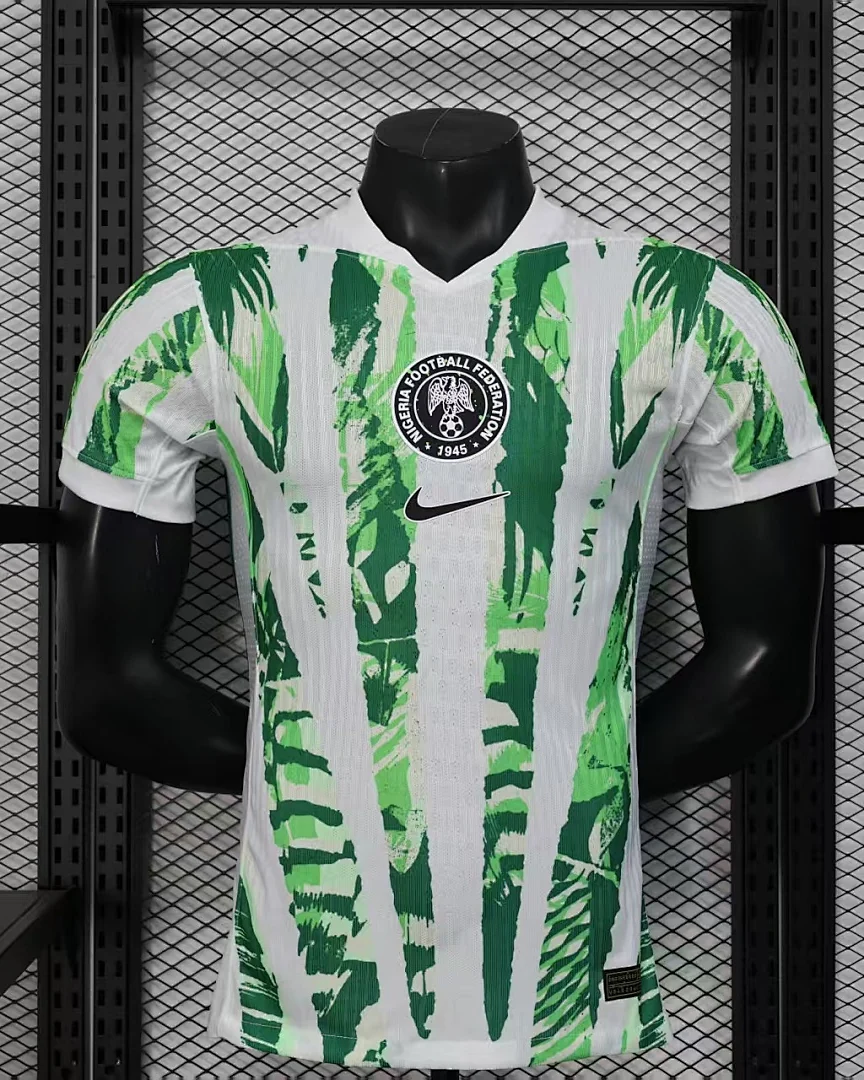 Camisola Nigéria 2025 Verde Versão Jogador