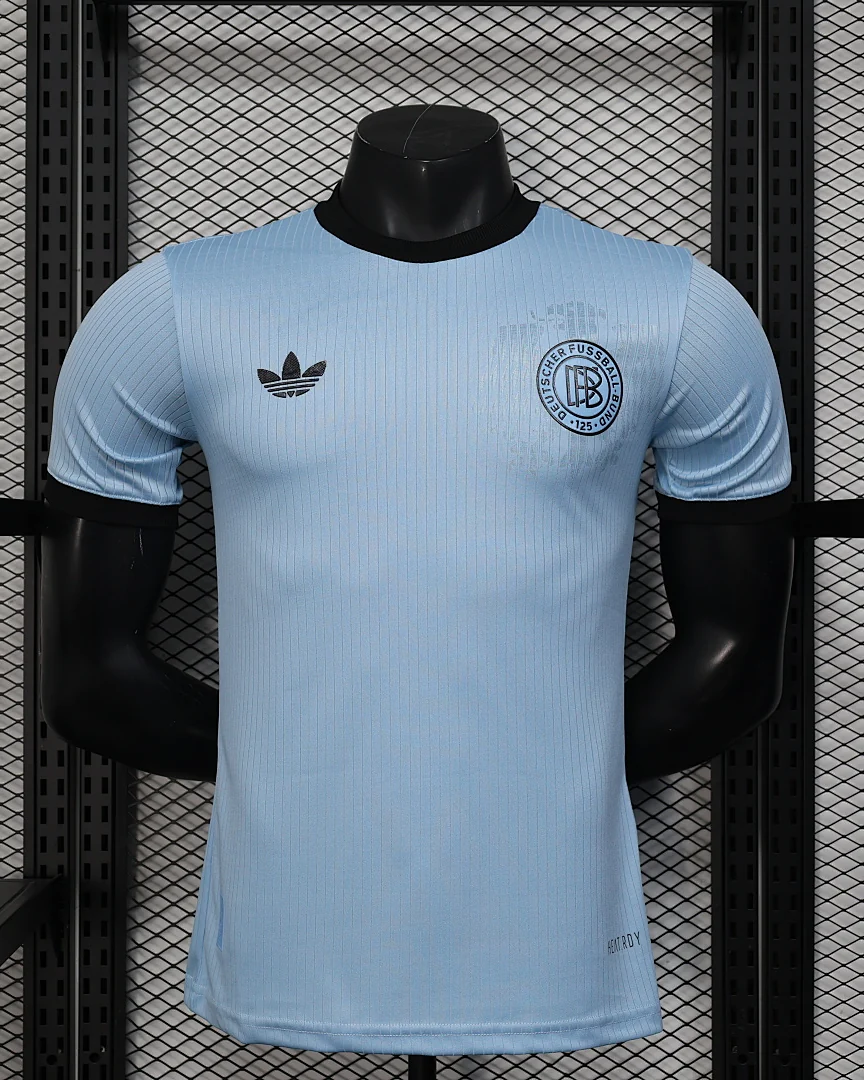 Camisola Alemanha Aniversário Azul Versão Jogador