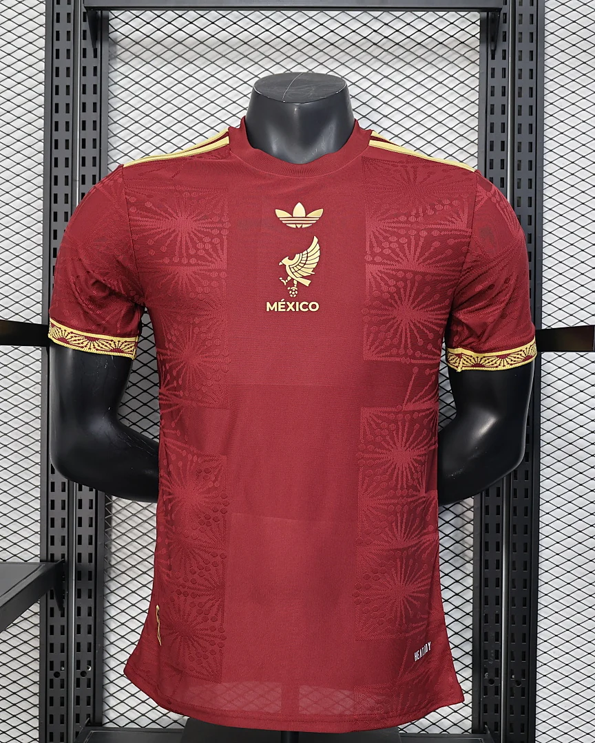 Camisola México Edição Especial Vermelha Versão Jogador