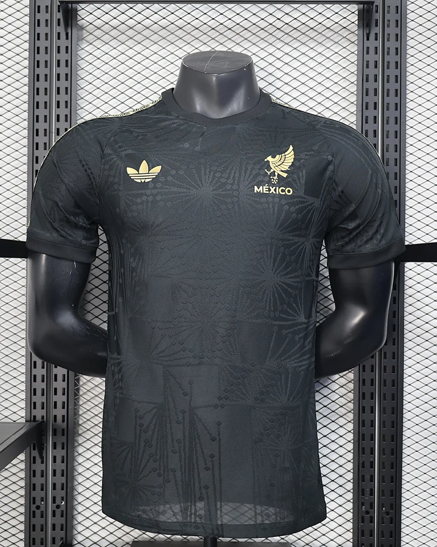 Camisola México Edição Especial Preta Versão Jogador