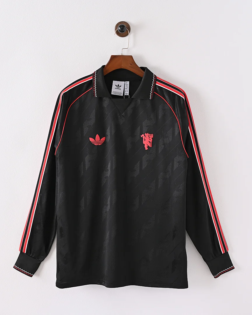 Camisola Retro Manchester United 24/25 Lifestyle Preta