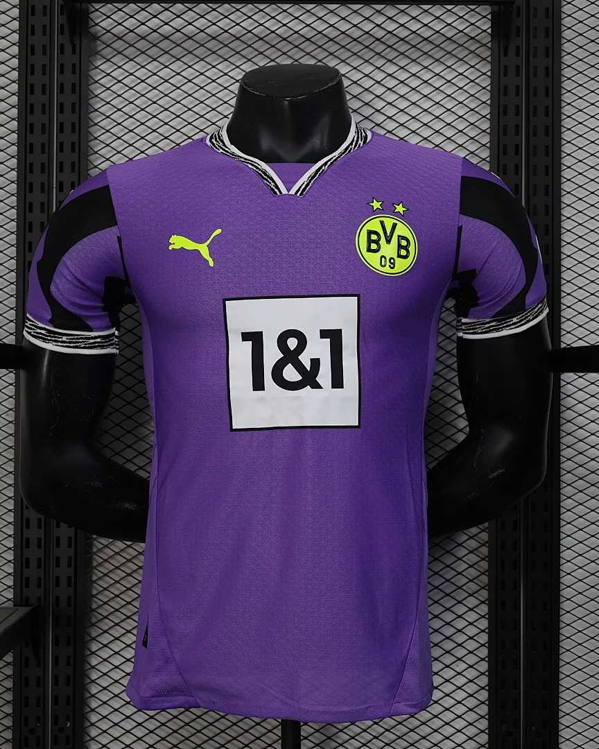 Camisola Borussia Dortmund Guarda-Redes Roxa Versão Jogador