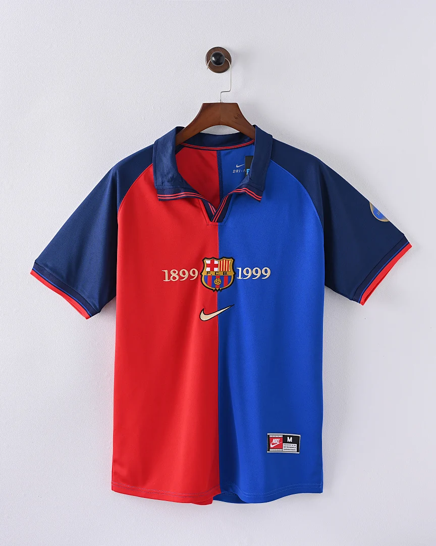 Camisola Retro Barcelona 1999 Centenário