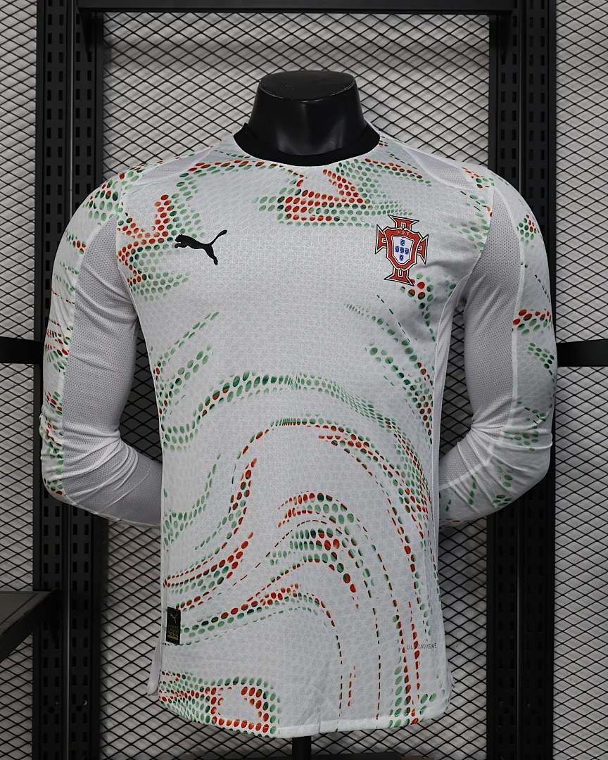Camisola Portugal Alternativa Versão Jogador Manga Comprida