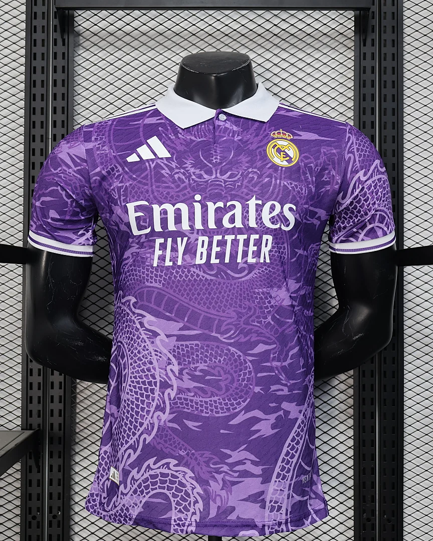 Camisola Real Madrid Edição Especial Roxa Versão Jogador · Modelo 2