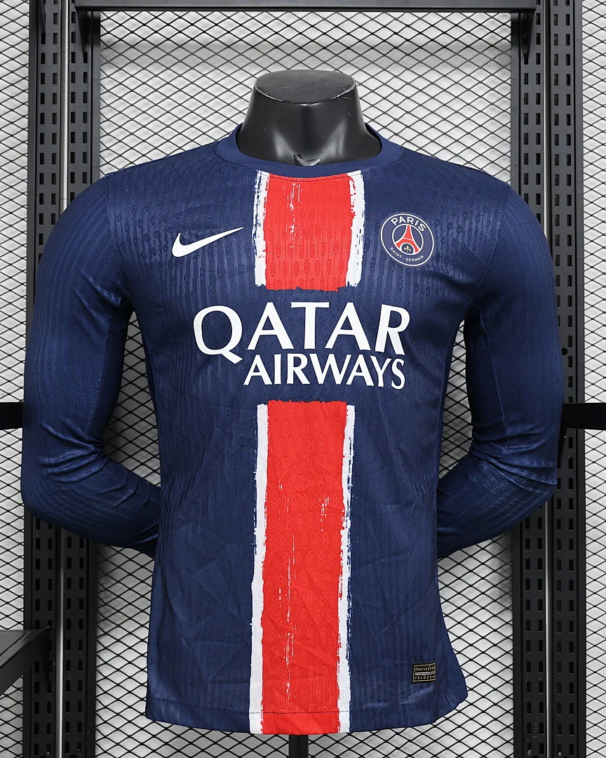 Camisola Paris Saint-Germain Principal Versão Jogador Manga Comprida