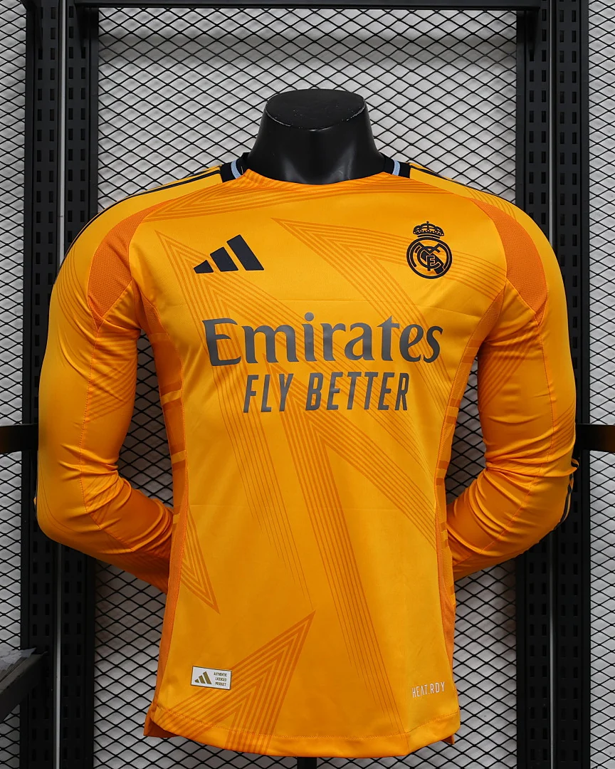 Camisola Real Madrid Alternativa Versão Jogador Manga Comprida